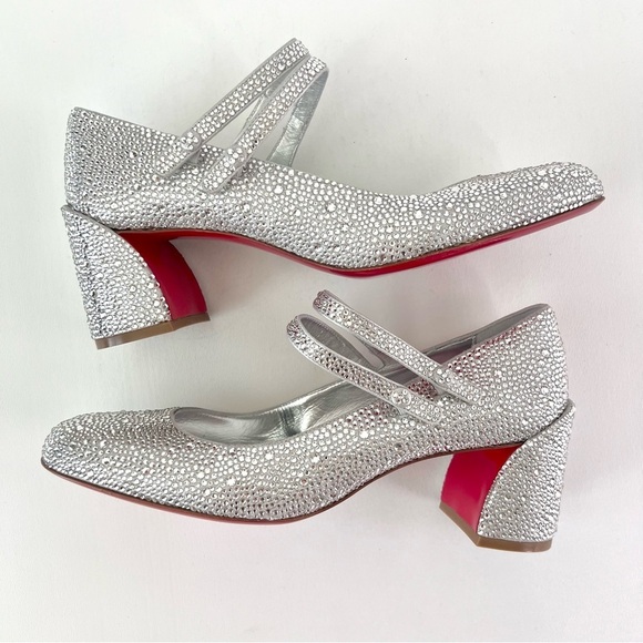 CHRISTIAN LOUBOUTIN | Miss Jane Strass Crystal Embellished Bridal Wedding Pump - Picture 12 of 16